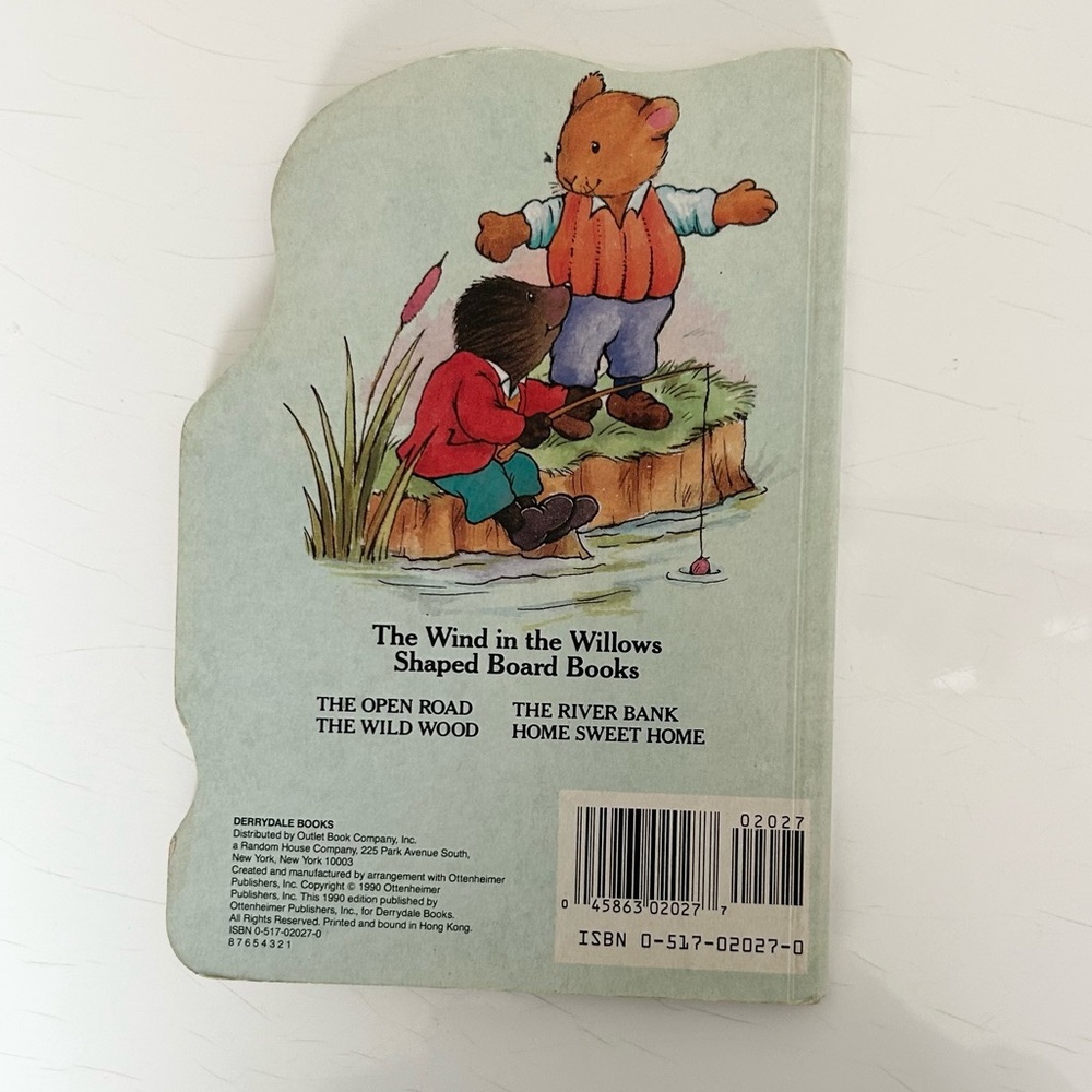 Vintage 1990 The Wind in the Willows The River Bank Board Book - Picture 4 of 4